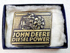 1989 John Deere Diesel Power Belt Buckle - 2