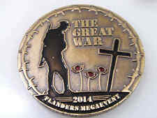 GREAT WAR 2014 FLANDERS MECAEVENT CHALLENGE COIN picture