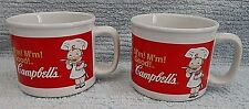 Two Campbell's Soup Kids 2004 M'm M'm Good Mugs Cups Houston Harvest FREE S/H picture