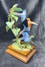 Royal Worcester Rufous hummingbird & Morning Glory #9, Exquisite & Flawless picture