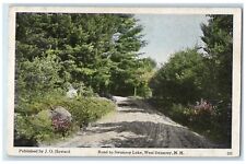 c1910's Road To Swanzey Lake West Swanzey New Hampshire NH, Dirt Road Postcard picture
