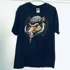 Harley Davidson T-Shirt Exit 46 Eagle Road Pipes XL picture