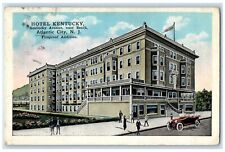 1921 Hotel Kentucky Avenue Beach Fireproof Atlantic City New Jersey NJ Postcard picture