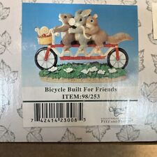 Charming Tails Fitz and Floyd Bicycle Built For Friends 98/253 picture