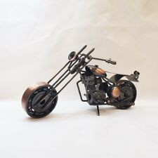 Handmade Nuts Bolts Iron Art Motorcycle Model Collection Motorbike Sculpture Toy picture