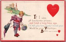 VALENTINE'S DAY Embossed Postcard 
