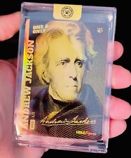2024 GleeBeeCo ANDREW JACKSON Card ENCASED Holo GOlD PRINT RUN 1/1 picture