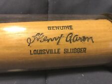 Hank Aaron model Louisville Slugger bat picture