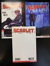 Scarlet #1 & Variants Comic Lot Sketch DC 2019 Brian Michael Bendis NM picture