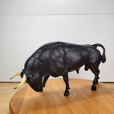 Breyer Spanish Fighting Bull #73 Figure Black Figurine 13.5