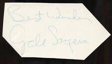 Gale Sayers signed autograph auto 3x6.5 cut Football Player BAS Stickered picture