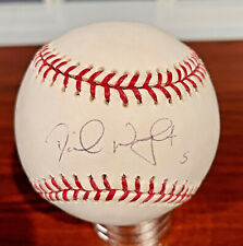 DAVID WRIGHT AUTOGRAPHED MLB BASEBALL LOCKER ROOM AND WRIGHT #5 HOLGRAMS   picture