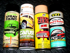 Vintage Spray Paint Can Lot Car Truck Hot Rat Rod Advertising Paper Label Art picture