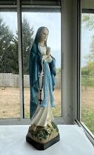 VTG 24” Our Lady of Lourdes Virgin Mary Mother  Statue Vittoria Collection ITALY picture