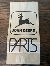 1960-70s Era John Deere Tractor Parts large advertising paper bag VINTAGE picture