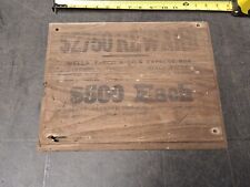 1875 Reproduction  Wells Fargo Wooden Reward Sign 1960s picture
