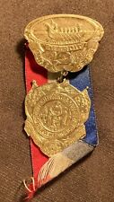 Antique GAR Detroit 1914 Encampment Pin Back Medal Civil War picture