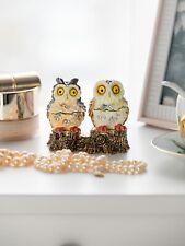 Owls on Tree  LIMITED EDITION Trinket box hand made by keren Kopal & crystal  picture