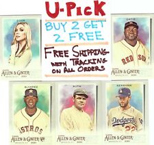 2020 Topps Allen Ginter Base RC Legends 1-295 SHIPS FREE Buy 2 Get 2 FREE (U1/5) picture