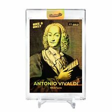 ANTONIO VIVALDI Baroque Card 2023 GleeBeeCo #ATB7-G Encased Holo GOLD 1/1 picture