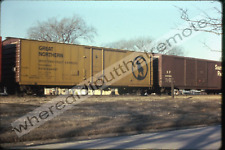 Original Slide Great Northern RBWX 64487 Reefer Congress Park ILL 2-69 picture