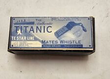 The Authentic TITANIC MATES WHISTLE Certificate of Authenticity. New In Box. M9 picture