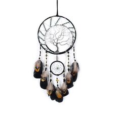 Dream Catchers Tree of Life Black Dreamcatchers with Feather Bead Handmade Wa... picture