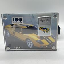 2002 ZIPPO HEART AND SOUL COLLECTION 20389 FORD GT 100 YEARS picture