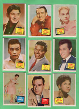 1957 Topps Hit Stars Lot of ( 9) all Nrmnt-Mt Sharp  Cole,Mathis,Curtis,Anka picture