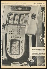 1946 Mills Bell O Matic Golden Falls slot machine photo vintage trade print ad 2 picture