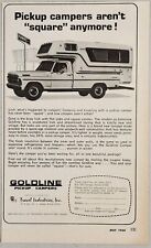 1968 Print Ad Goldline Pickup Truck Campers Travel Industries Oswego,Kansas picture