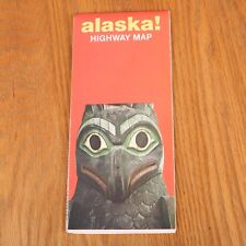 1973 Alaska Official Highway Map Vintage picture