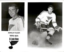 PF7 Original Photo BARCLAY PLAGER 1970-71 ST LOUIS BLUES NHL ICE HOCKEY DEFENSE picture