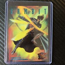 1995 X-Men Fleer Ultra 🔥 Sinister Observations Gambit Insert Card # 4 picture