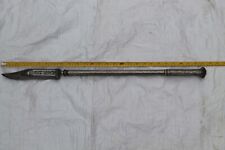 rare vintage mughal indo-Persian rajput Martha Sikh silver inlaid bhuj knife axe picture