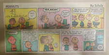 Peanuts Sunday Page by Charles Schulz from 10/29/1967 Size: ~7.5 x 15 inches picture