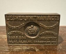 Antique Ames Sword Co Bronze Paperweight Lesher Whitman & Co Clothiers NYC picture