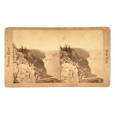 Englewood Palisades Hudson River Stereoview c1876 New York Jersey c1876 A1977 picture
