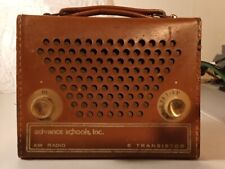 Vintage Heath Kit 6 Transistor GR - 151B Radio Leather Case ADVANCED SCHOOLS INC picture