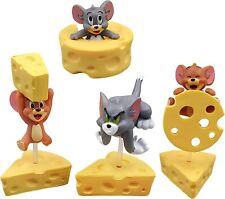 4pcs Tom Cat&Jerry Mouse PVC Statue Action Figure Anime Collection picture