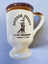 Vintage New Orleans Mug 4.5” Bourbon St picture