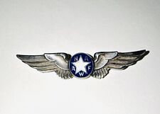 Vintage National Association Of Air Force Women Amico Sterling Wings - Pin Back picture