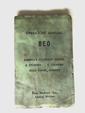 1930-40  REO TRUCKS OPERATOR's MANUAL 8 & 6 CYLINDER CAR AUTO MANUAL - 130 PAGES picture