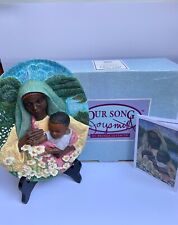 1998 Brenda Joysmith's Our Song MADONNA WITH FLOWERS Sculpted Plate #19008 picture