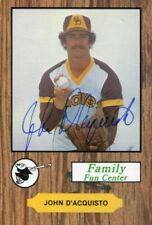 John D'Acquisto San Diego Padres San Francisco Giants 1974 NL ROY Signed Photo picture