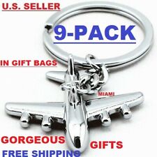 9-PACK GORGEOUS BOEING 747 KEY CHAINS GIFT IN GIFT BAG.U.S. SELLER  USA picture