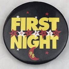 Buffalo NY First Night 1998 Vintage Pin Button Pinback 90s picture