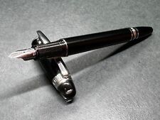 [Excellent+] MONTBLANC StarWalker Black RESIN Fountain Pen 14K 585 nib/F picture