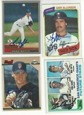 1980 Topps #376 Gary Allenson RC Signed Baseball Card Boston Red Sox picture