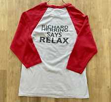 Richard Herring Says Relax (Your Shoulders) - LS Top Small 34” 1990s Comedy RARE picture